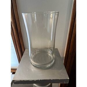 Large Glass Cylinder Vase 6" x 10"